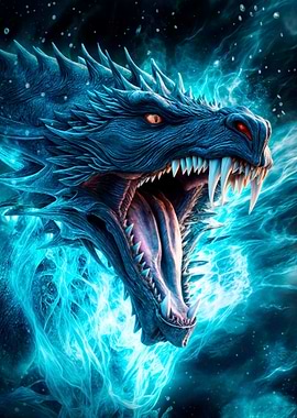 Blue Fury Dragon