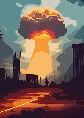 Mushroom Cloud Wasteland