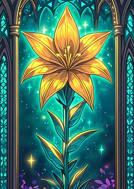 Beautiful Golden Flower