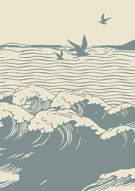 Beach Ocean Wave Landscape