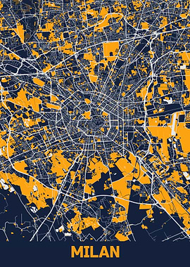 Map of Milan