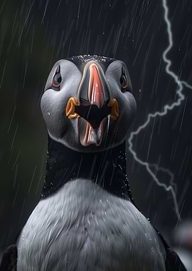 Atlantic Puffin Lightning