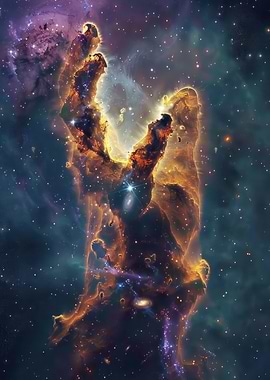 Cosmic Hand of Creation