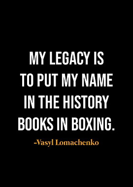 Vasyl Lomachenko quotes