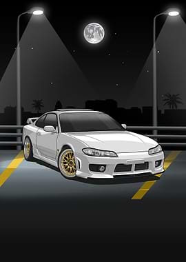 nissan silvia s15 white