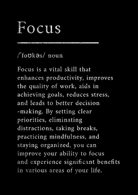 Focus Meaning