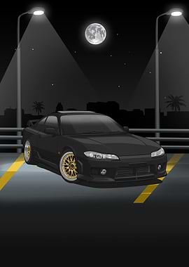 nissan silvia s15 black