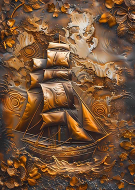 Through turbulent waves