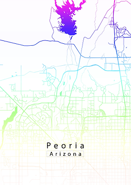 Peoria Arizona Map