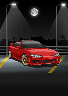 nissan silvia s15 red