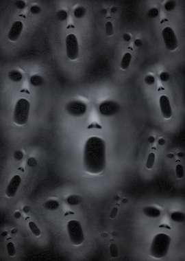 Horror Screaming Ghosts