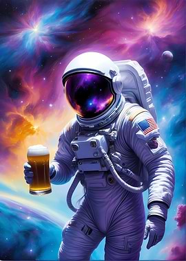 Astro Relax with a beer