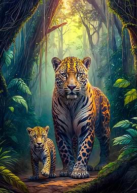Jungle Jaguar Family
