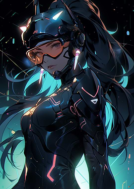 Futuristic Fantasy Girl