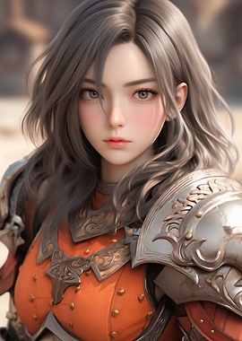 Beautiful Warrior Girl