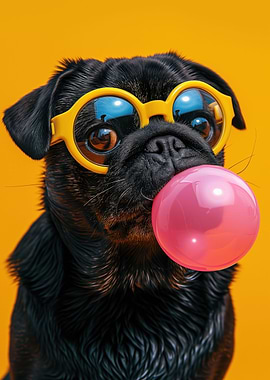 Pug bubblegum