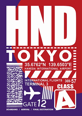 HND Haneda Tokyo Airport