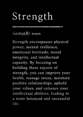 Strength Meaning