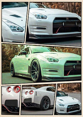 Nissan Gtr Comic
