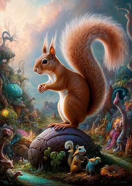 Surreal Squirrel Safari