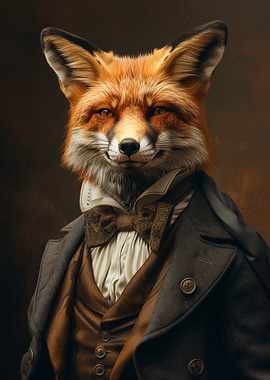Elegant Gentleman Fox