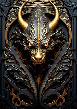 Black Golden Dragon Lord