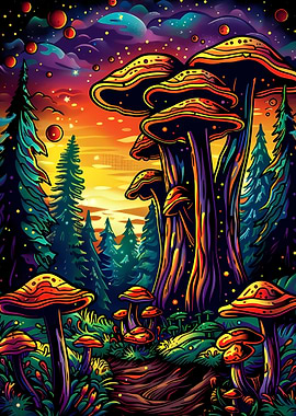 Psychedelic mushroom 10