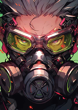 Fantasy Cyberpunk Anime