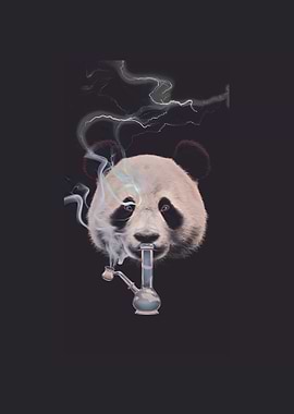 Panda and a Bong