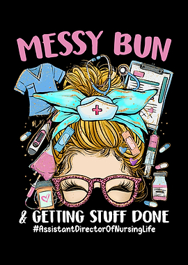 Messy Bun Getting Stuff