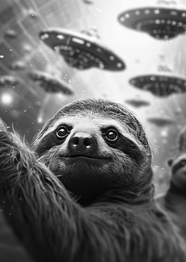 UFO Alien Sloth