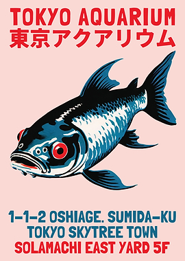 Tokyo Aquarium Poster