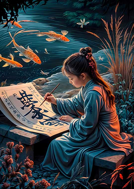 Japanese Girl lettering