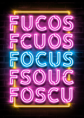 FOCUS NEON SIGN ART