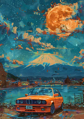 BMW E30 M3 Fuji Moon Japan