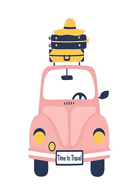 Camping And Travel Car