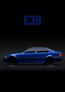 e39 blue cars