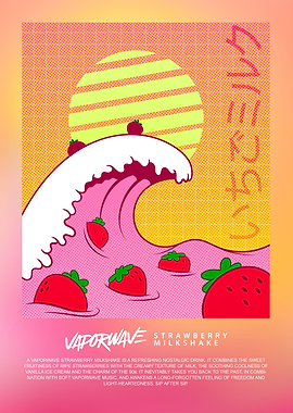 Retro 90s Vaporwave Wave