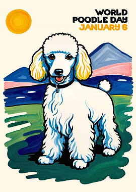 World Poodle Day Poster