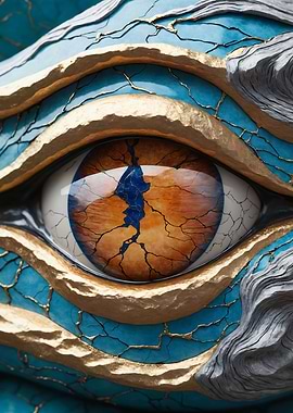 Kintsugi Dragon Eye