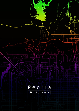 Peoria Arizona City Map