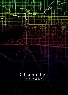 Chandler Arizona City Map