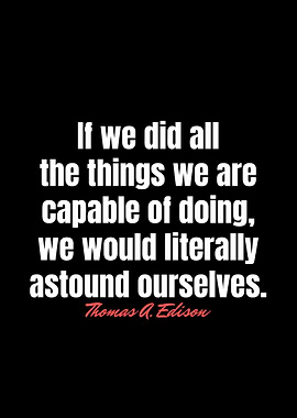 Quotes Thomas A Edison