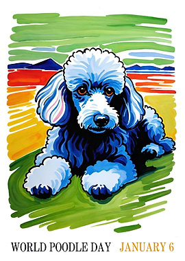 World Poodle Day Poster