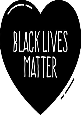 Black Lives Matter Heart