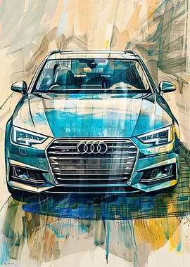 Pastel 2017 Audi A4 Avant