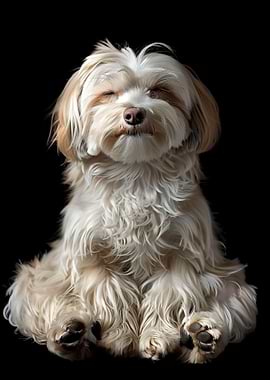 Havanese Yoga Relax