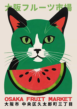 Japan Osaka Market Poster