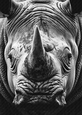 Rhino face