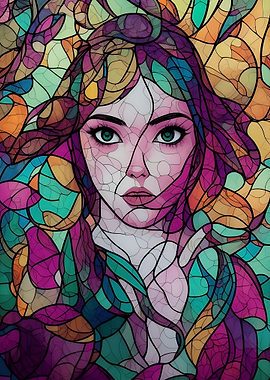 Stained Glass Girl